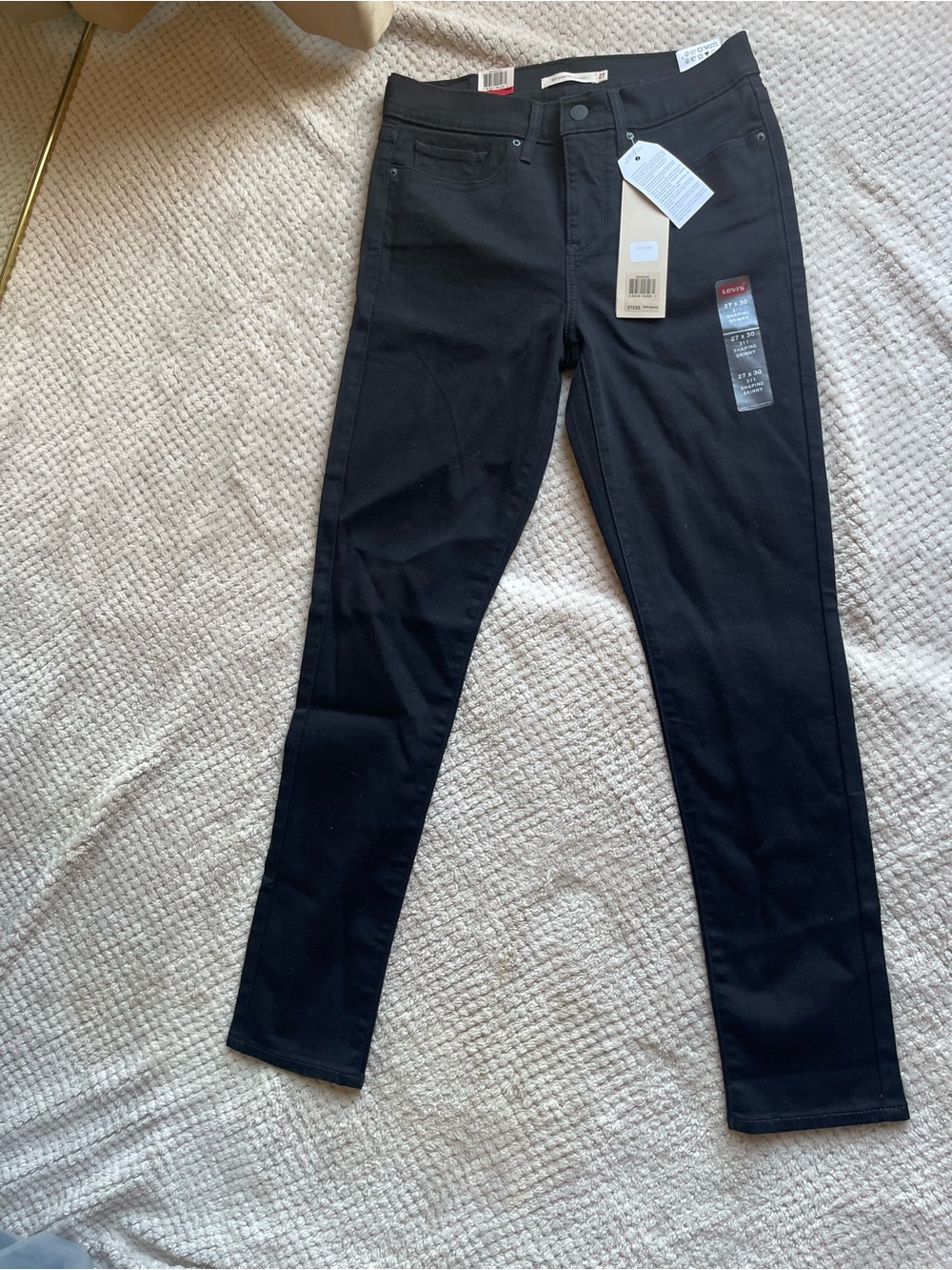 Levi's Black Shaping Skinny Jeans with Tags